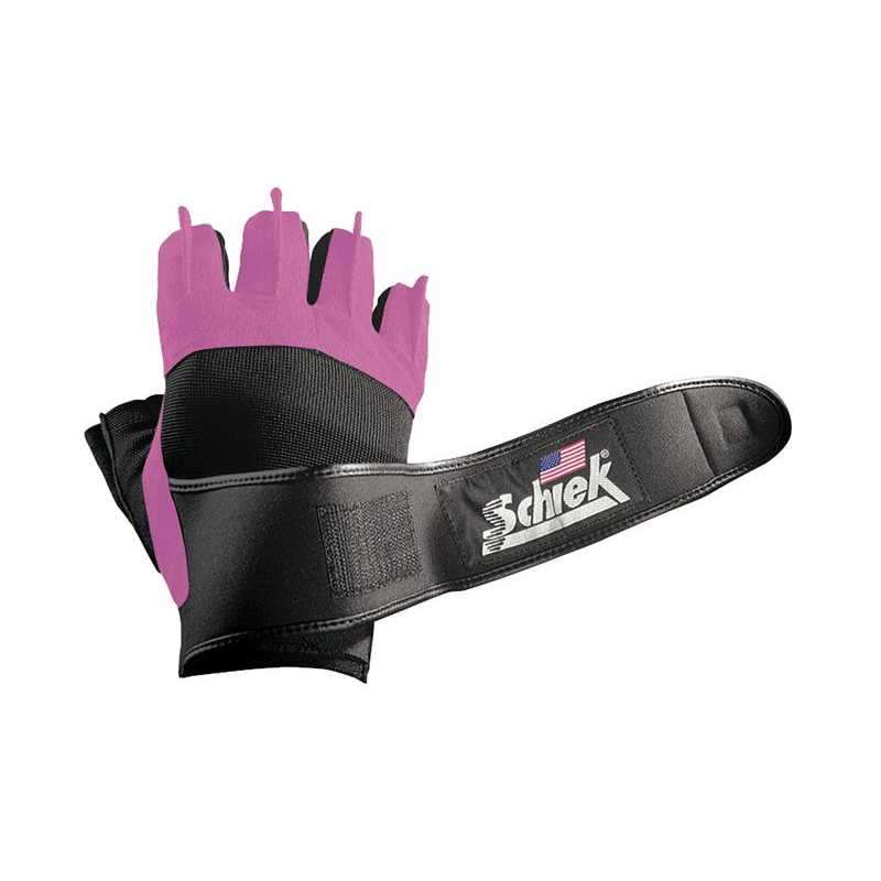 Schiek Women's Platinum Lifting Gloves With Wrist Wraps 白金女士護腕舉重手套 